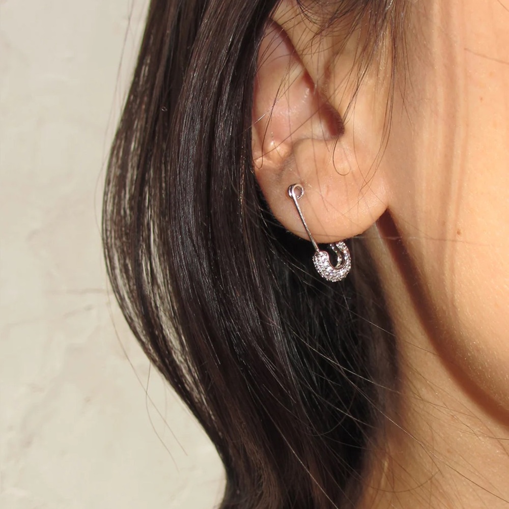 Elegant Silver Hoop Earrings